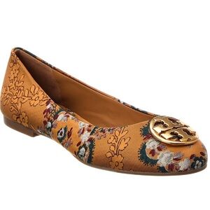 Tory Burch Chelsea Ballet Flat in Sunset Bonfire Brocade